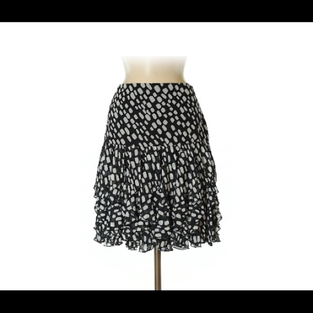 White House Black Market layered frilly skirt